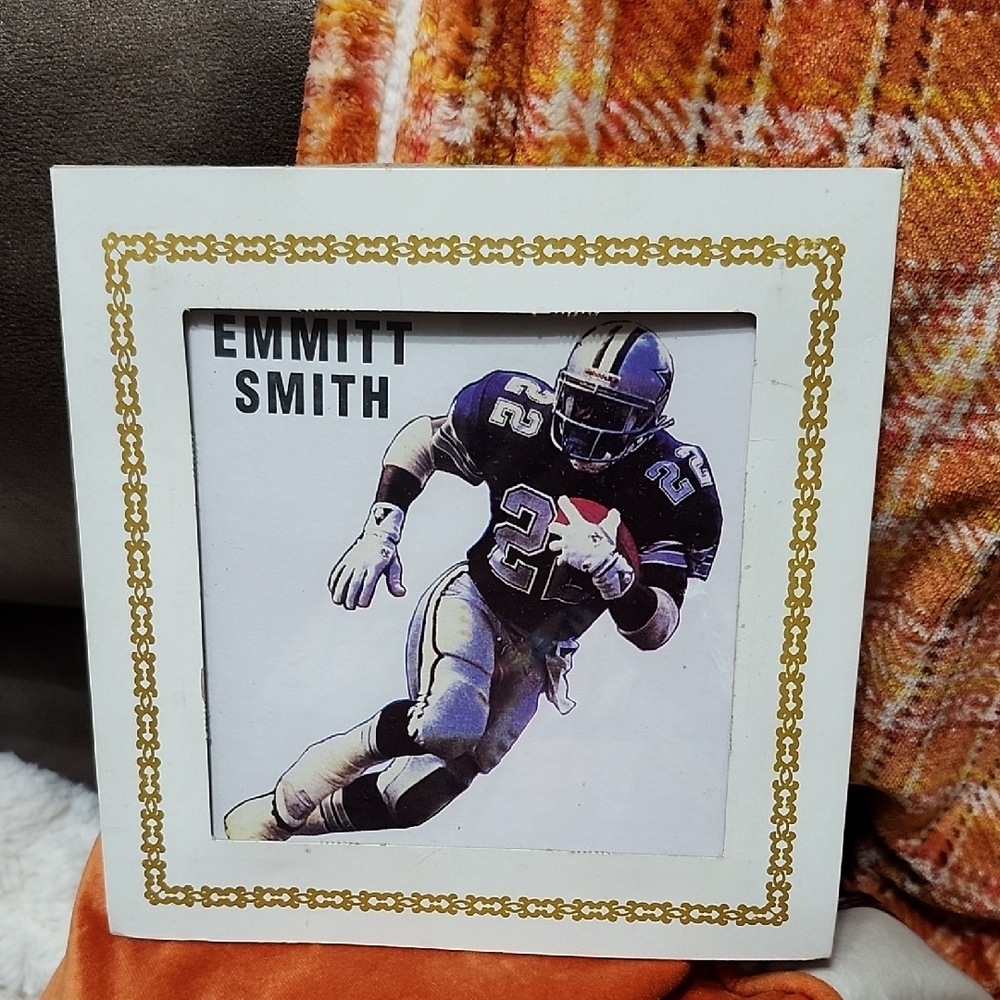 VINTAGE DALLAS COWBOYS EMMITT SMITH CARNIVAL PICTURE
